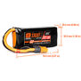 11.1V 1300mAh 3S 30C Smart G2 LiPo Battery: IC3